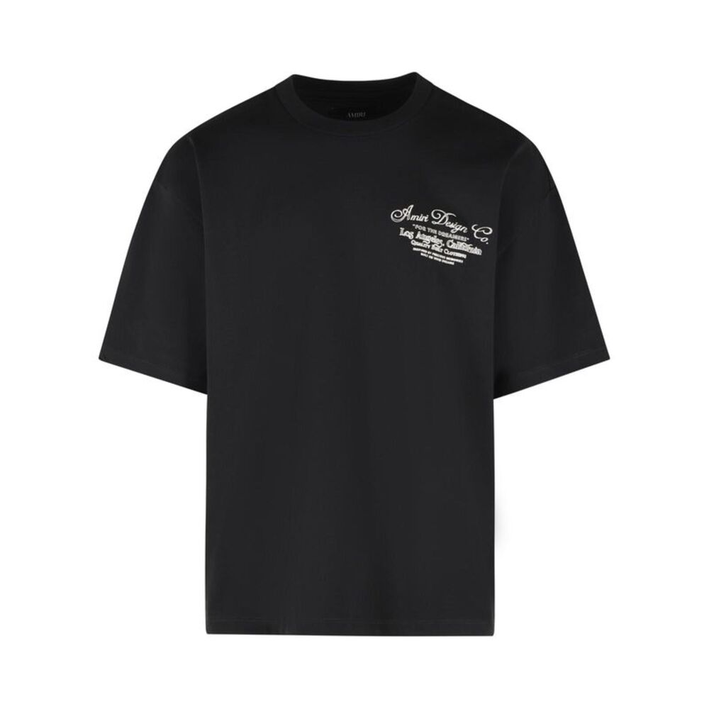 Amiri 'Dreamers Chain' Black Cotton T-Shirt Men